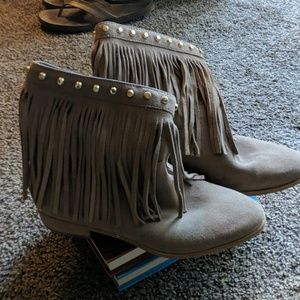 Michael Kors fringe boots